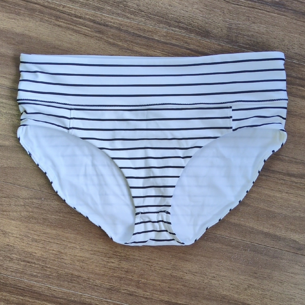 Calia Striped Bikini Bottom Size M